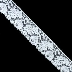 Puntilla Valencienne Blanco 3,6cm. Conjunto 4