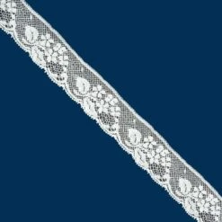 Puntilla Valencienne Blanco Roto 2,4cm. Conjunto 4