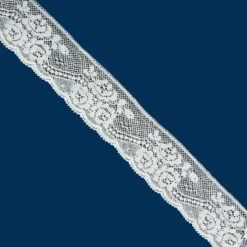 Puntilla Valencienne Blanco Roto 2,8cm. Conjunto 3