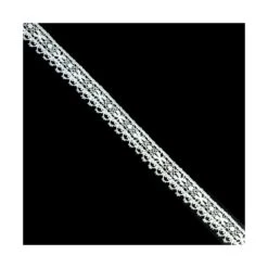 Puntilla Valencienne Con Picos Blanco 1,5cm