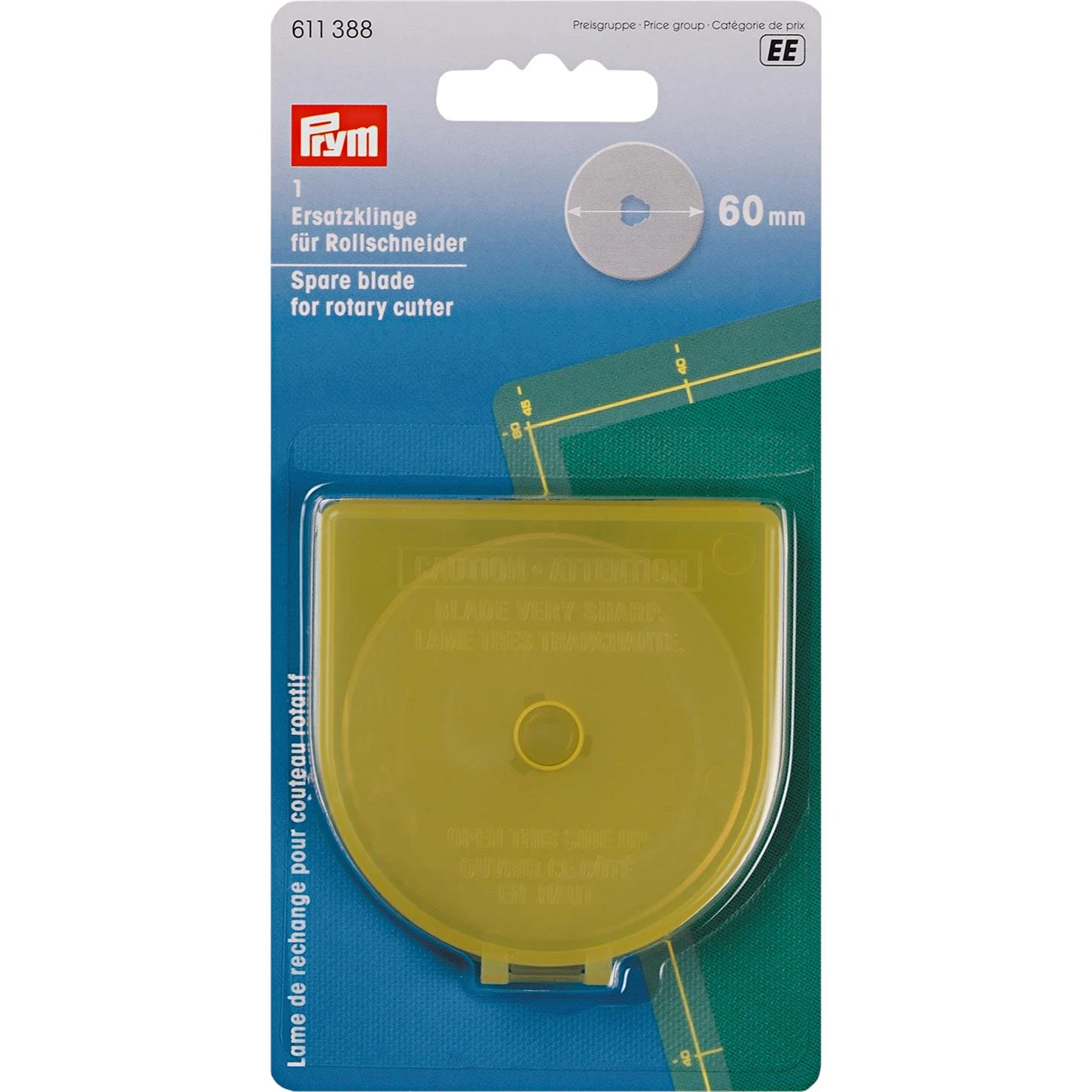 Recambio Cuchilla Cúter Lineal 60mm. Prym 3 Recambio Cuchilla Cúter Lineal 60mm. Prym