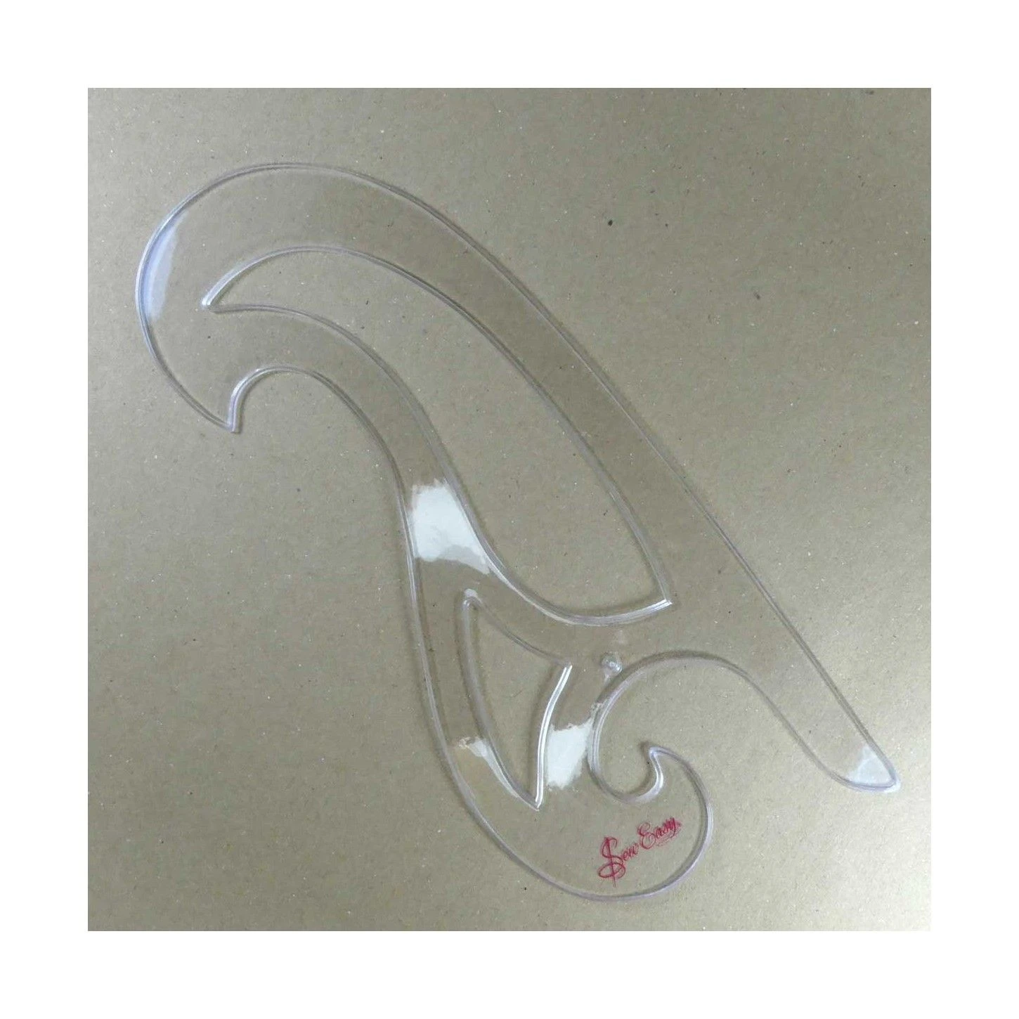 Regla Francesa Curva Mini Transparente 4 Regla Francesa Curva Mini Transparente - Imagen 2