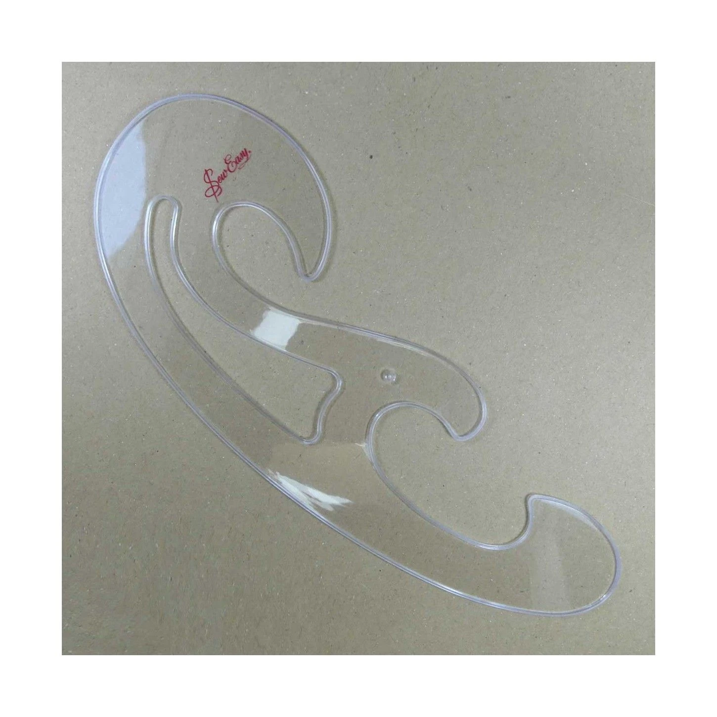 Regla Francesa Curva Transparente Mini 4 Regla Francesa Curva Transparente Mini - Imagen 2