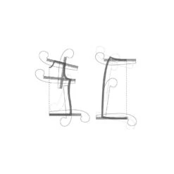 Regla Para Patchwork Y Costura. Curva Francesa Y Recta De 35cm -Merceria Botton regla patchwork y costura curva francesa y recta 35cm2 1