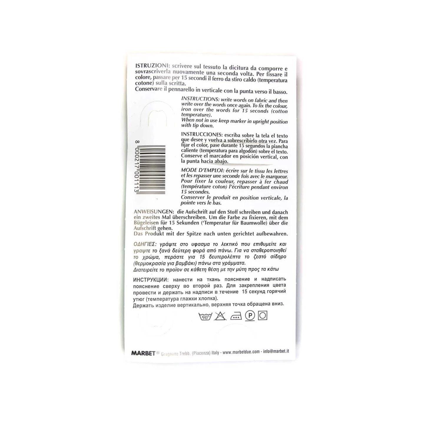 Rotulador Permanente Para Ropa Y Plantilla. Varios Colores 5 Rotulador Permanente Para Ropa Y Plantilla. Varios Colores - Imagen 3