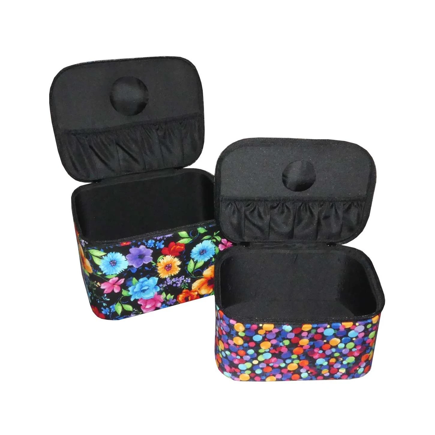 Set 2 Costureros Estampado Flores Y Lunares 4 Set 2 Costureros Estampado Flores Y Lunares - Imagen 2