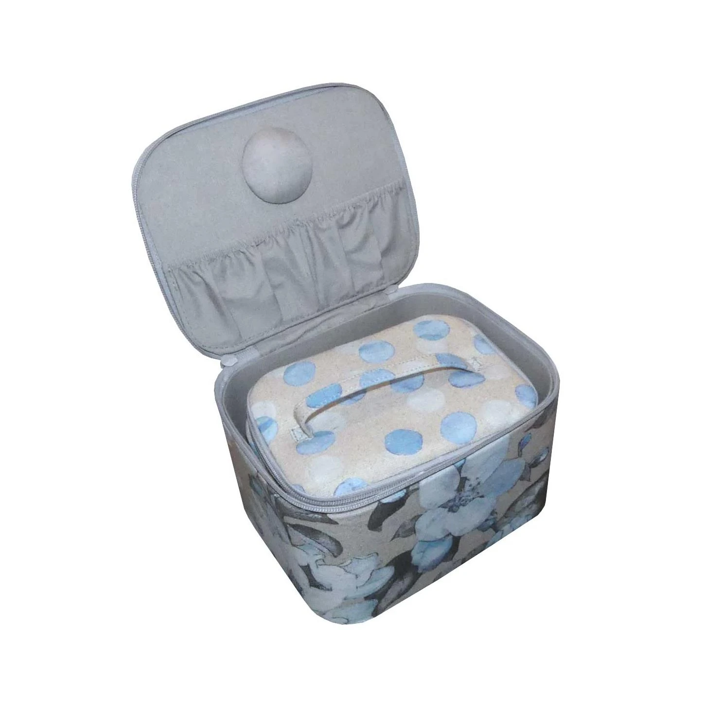 Set 2 Costureros Estampado Lunares Y Flores 4 Set 2 Costureros Estampado Lunares Y Flores - Imagen 2