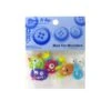 Set 5 Botones Forma De Monstruos 2 Set 5 Botones Forma De Monstruos -Merceria Botton set 5 botones forma de monstruos