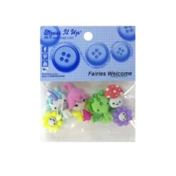 Set 7 Botones Personajes De Cuento