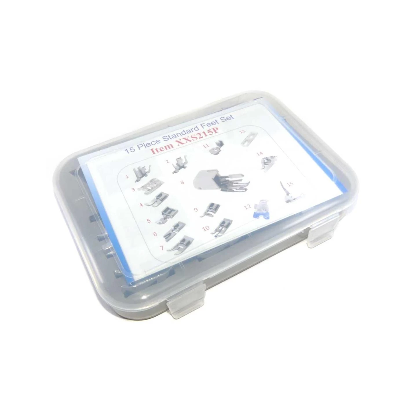 Set De 15 Prensatelas Y Plisador Para Máquina Coser 4 Set De 15 Prensatelas Y Plisador Para Máquina Coser - Imagen 2