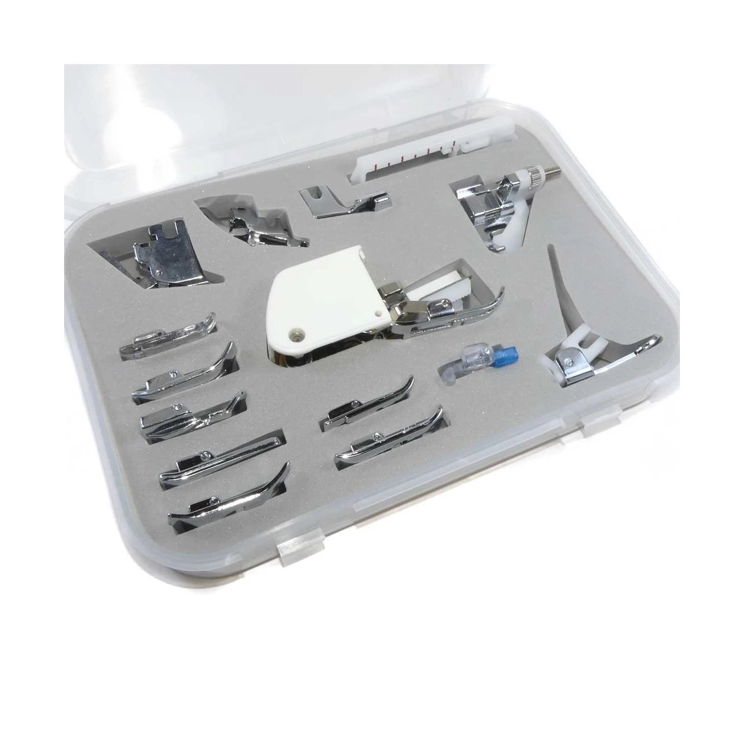 Set De 15 Prensatelas Y Plisador Para Máquina Coser 3 Set De 15 Prensatelas Y Plisador Para Máquina Coser