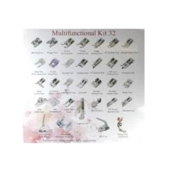 Set De 32 Prensatelas Para Máquina Coser Multiusos -Merceria Botton set de 32 prensatelas para maquina coser multiusos 2