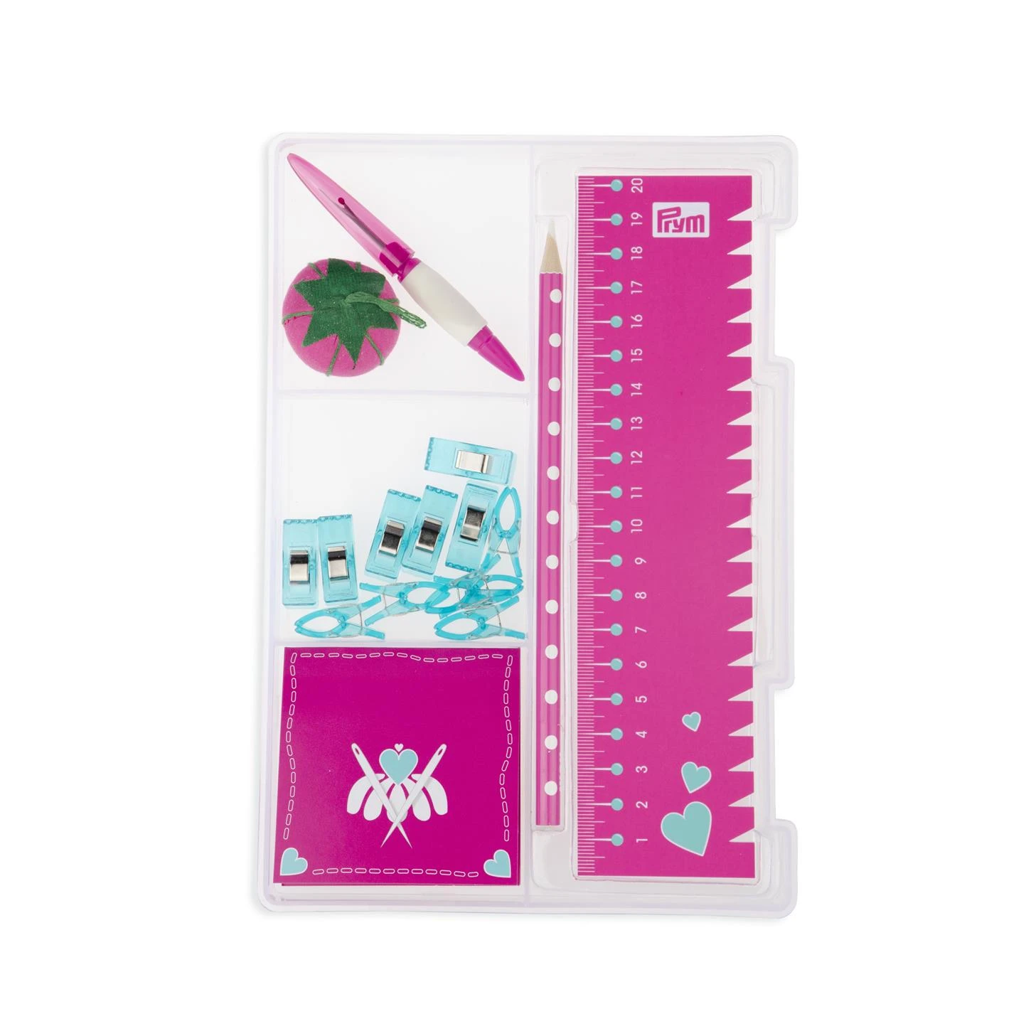 Set Iniciación A Costura Love Fuxia. Prym 4 Set Iniciación A Costura Love Fuxia. Prym - Imagen 2