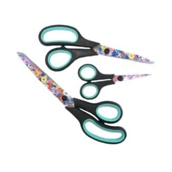 Sets 3 Tijeras Estampado Flores