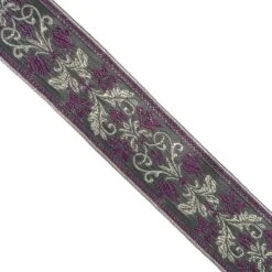 Tapacosturas Cenefa Flores Con Brillo 5cm