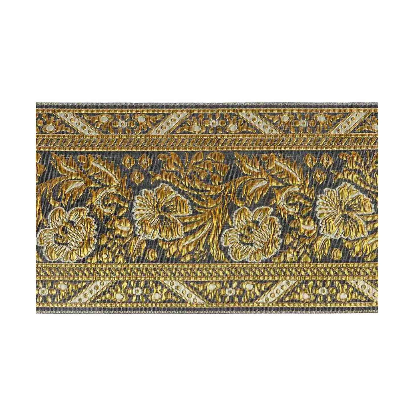 Tapacosturas Dibujo Damasco Lamé 10cm. Varios Colores 3 Tapacosturas Dibujo Damasco Lamé 10cm. Varios Colores