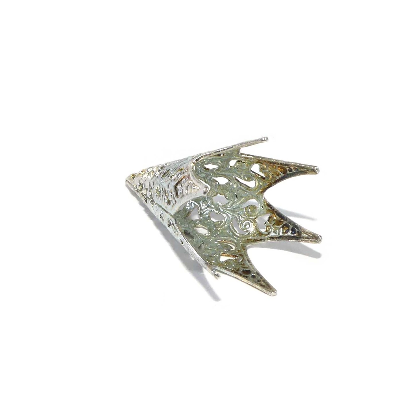 Terminal Para Cordón Cono Arabesco 18mm 4 Terminal Para Cordón Cono Arabesco 18mm - Imagen 2