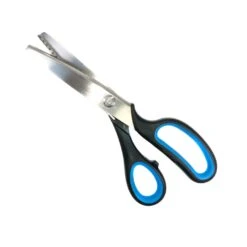 Tijera De Acero Dentada En Zig-zag Con Puño Soft