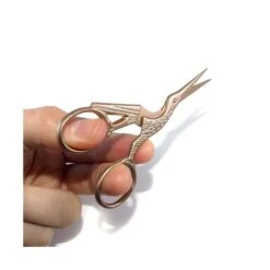 Tijera Para Bordar Diseño De Cigüeña Oro Rosa. Premax -Merceria Botton tijera para bordar diseno de cigueena oro rosa premax 2