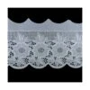 Tira Bordada Ancha Batista Blanco 13cm. Flor Grande 2 Tira Bordada Ancha Batista Blanco 13cm. Flor Grande -Merceria Botton tira bordada ancha batista blanco 13cm flor grande