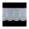 Tira Bordada Ancha Blanco 10cm. Lirios 1 Tira Bordada Ancha Blanco 10cm. Lirios -Merceria Botton tira bordada ancha blanco 10cm lirios