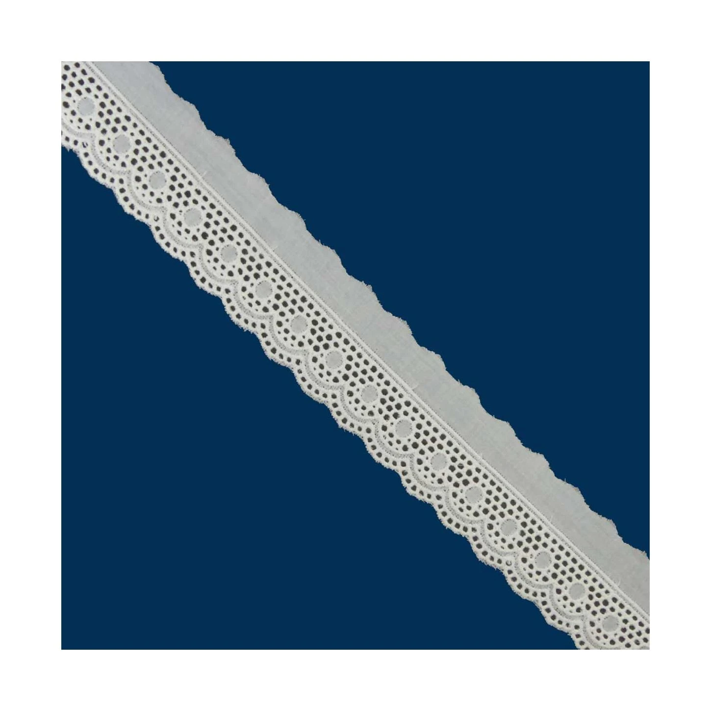 Tira Bordada Batista Beig 3cm. Conjunto 12 3 Tira Bordada Batista Beig 3cm. Conjunto 12