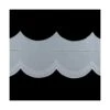 Tira Bordada Batista Sencilla En Blanco 85mm -Merceria Botton tira bordada batista sencilla en blanco 85mm