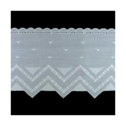 Tira Bordada Blanco 11,5cm. Picos