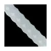 Tira Bordada Blanco Floral 4cm. Conjunto 45 -Merceria Botton tira bordada blanco floral 4cm conjunto 45