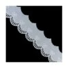 Tira Bordada Blanco Lazos 4cm. Conjunto 62 1 Tira Bordada Blanco Lazos 4cm. Conjunto 62 -Merceria Botton tira bordada blanco lazos 4cm conjunto 62