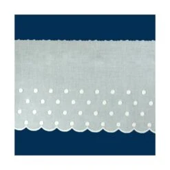 Tira Bordada Bodoques Crudo 16cm. Conjunto 7