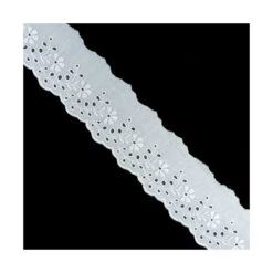 Tira Bordada En Blanco 4cm. Conjunto 19