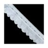 Tira Bordada Fruncida 4,5cm Con Pasacintas Blanco. Lacitos 2 Tira Bordada Fruncida 4,5cm Con Pasacintas Blanco. Lacitos -Merceria Botton tira bordada fruncida 45mm con pasacintas blanco lacitos