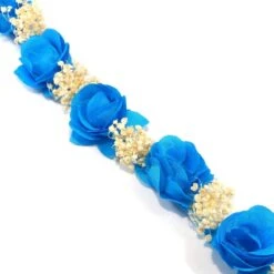 Tira De Flores De Tela 2,5cm. Varios Colores