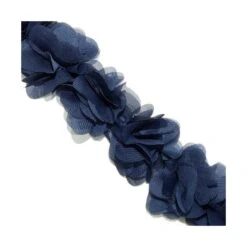 Tira De Flores De Tela Con Pétalos 6cm. Varios Colores