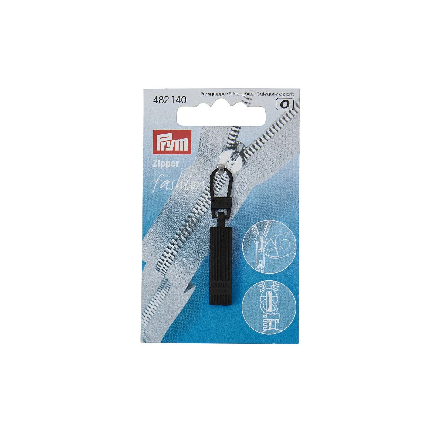Tirador Para Cremallera Casual Negro. Prym 4 Tirador Para Cremallera Casual Negro. Prym - Imagen 2