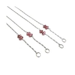 Tirante Cadena Metal Con Abalorios 40cm. Varios Colores 5 Tirante Cadena Metal Con Abalorios 40cm. Varios Colores -Merceria Botton tirante cadena metal con abalorios 40cm 1