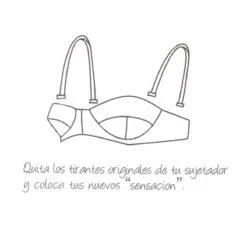 Tirante Clásico Para Sujetador 10mm. Varios Colores 5 Tirante Clásico Para Sujetador 10mm. Varios Colores -Merceria Botton tirante clasico para sujetador 10mm 1