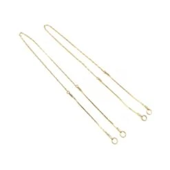 Tirante Dos Cadenas Metalizadas 40cm. Varios Colores