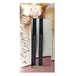 Tirante Sujetador Negro Con Strass 10mm