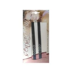 Tirante Sujetador Negro Con Strass En Rombos 10mm