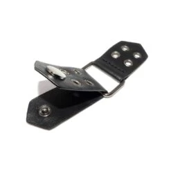 Trabilla De Polipiel Negro Con Ojetes Metálicos 7 Trabilla De Polipiel Negro Con Ojetes Metálicos -Merceria Botton trabilla de polipiel negro con ojetes metalicos 2