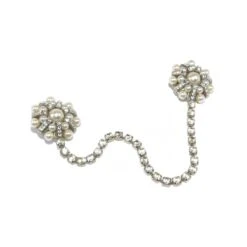 Trabilla Cadena Strass Y Perlas 20cm