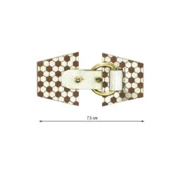 Trabilla De Imipiel Satén Con Perno 7,5cm. Varios Colores