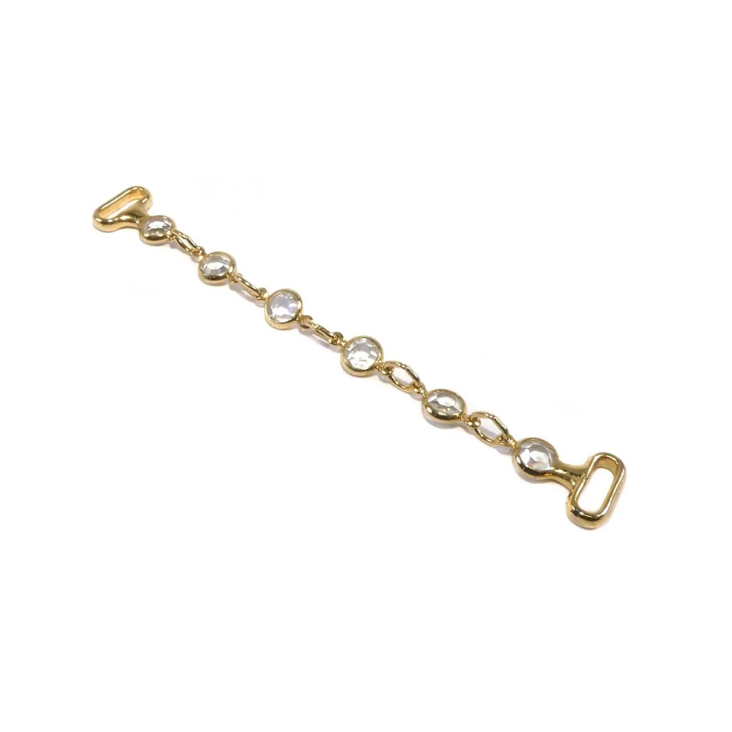 Trabilla Dorada Cinco Imicristales 68mm 3 Trabilla Dorada Cinco Imicristales 68mm