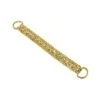 Trabilla Dorada Diseño Cadena Con Strass 9cm -Merceria Botton travilla dorada diseno cadena con strass 9cm