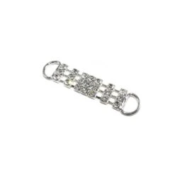 Trabilla Plata Con Strass Engarzado 55mm
