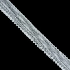 Valencienne Blanco Calado 2,5cm. Conjunto 18