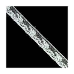 Valencienne Blanco Rosa Y Ondas 2,3cm. Conjunto 19